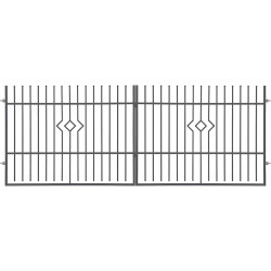 BRÁNA DVOUKŘÍDLÁ PORTO 150 X 400 CM