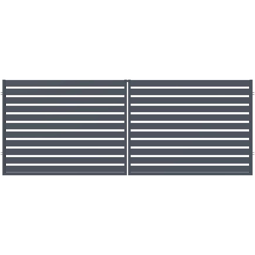 Brána dvoukřídlá safír 150 X 400 CM