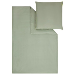 Bugatti POVLEČENÍ, makosatén, šalvějově zelená, 155/220 cm