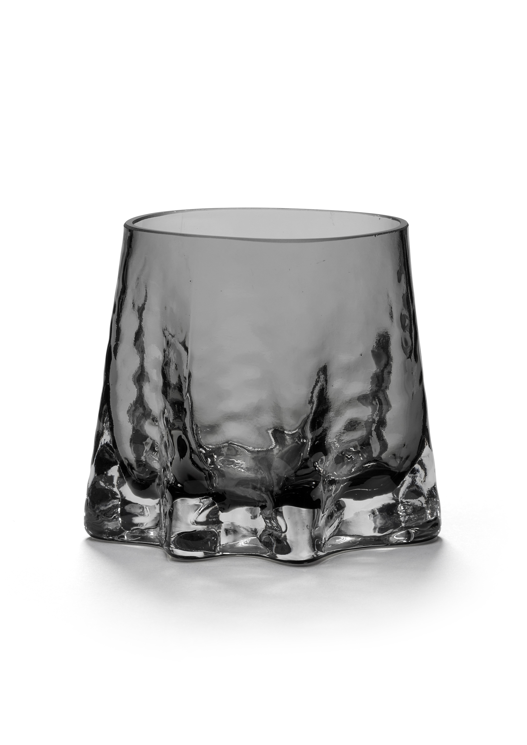 Čajový svícen Gry, střední, kouřová - COOEE