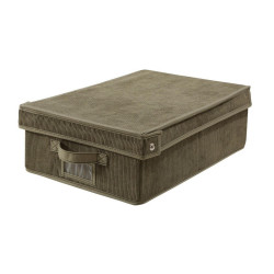 Calicosy ÚLOŽNÁ krabice s manšestrovým víkem, khaki - D 31,5 cm