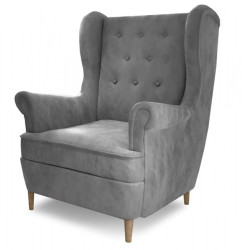 Čalouněné křeslo aros - šedá