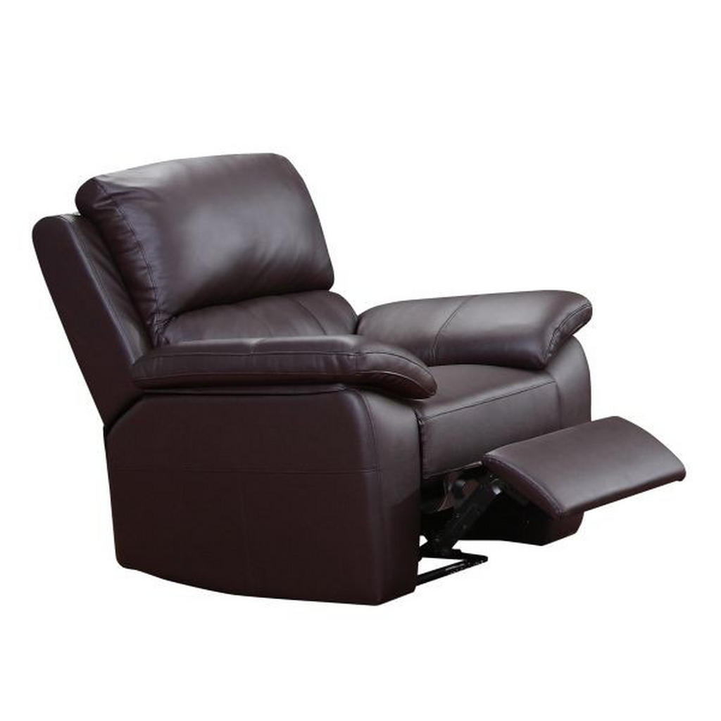 Cantus RELAXAČNÍ KŘESLO, textil, kůže, hnědá