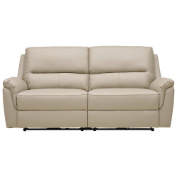 Cantus TŘÍMÍSTNÁ POHOVKA, světle šedá, pravá kůže