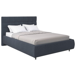 Carryhome ČALOUNĚNÁ POSTEL, 140/200 cm, antracitová