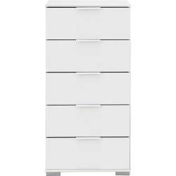 Carryhome KOMODA, bílá, 49/102/41 cm