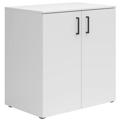 Carryhome KOMODA, bílá, 80/83/52 cm