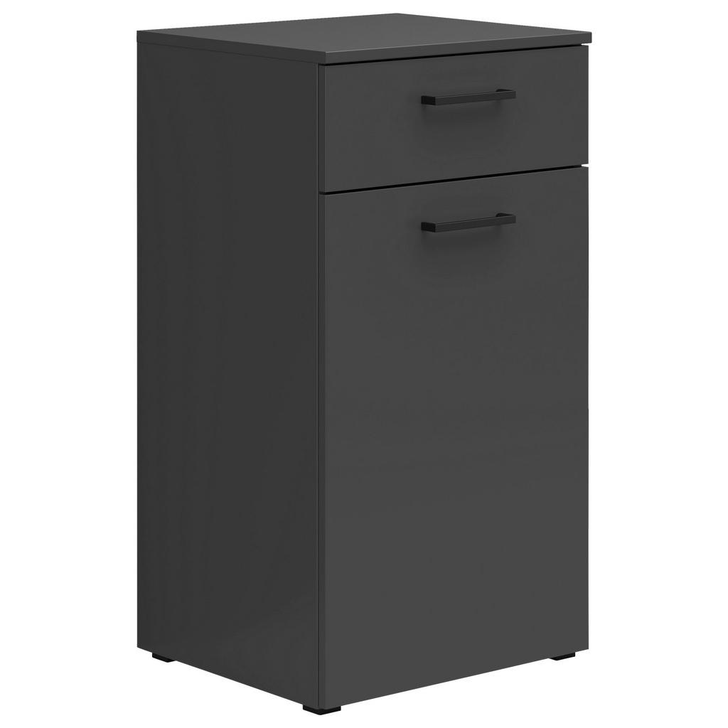 Carryhome KOMODA, barvy grafitu, 45/83/40 cm