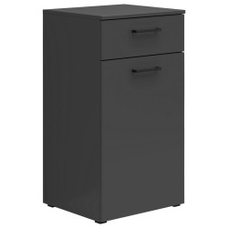 Carryhome KOMODA, barvy grafitu, 45/83/40 cm