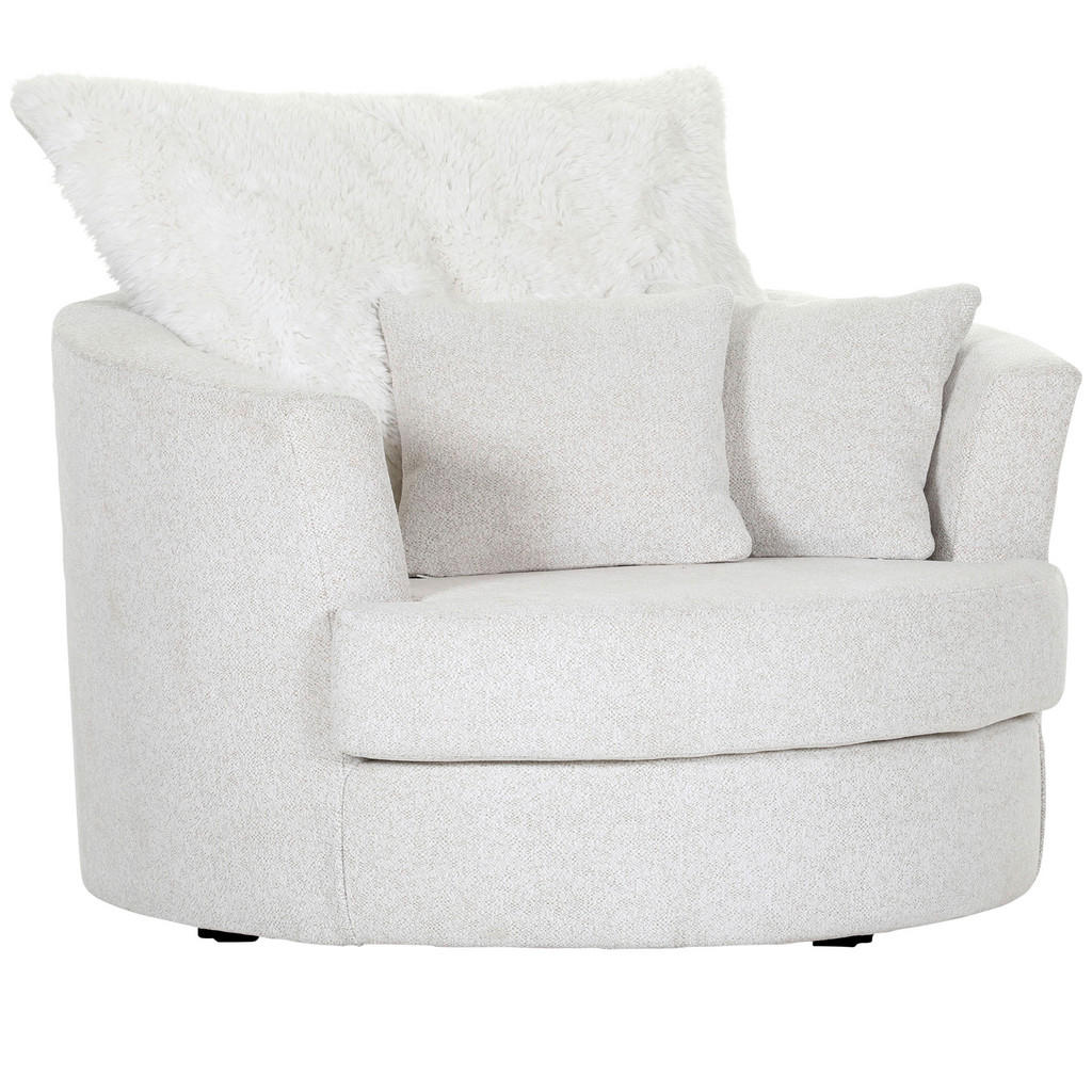 Carryhome KŘESLO, textil, bílá