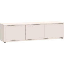 Carryhome NÍZKÁ KOMODA, pískové barvy, 154,2/42,5/34,9 cm