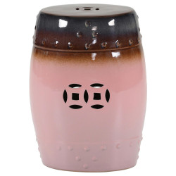 Carryhome ODKLÁDACÍ STOLEK, hnědá, růžová