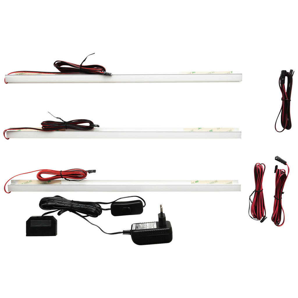 Carryhome OSVĚTLENÍ POLIC, bílá, 45/2/2 cm