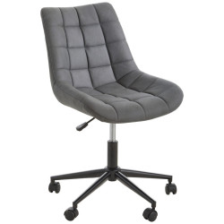 Carryhome OTOČNÁ ŽIDLE, šedá, černá