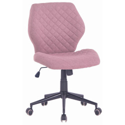 Carryhome OTOČNÁ ŽIDLE, tkaná látka, růžová