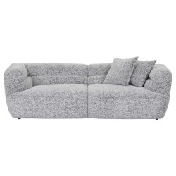 Carryhome POHOVKA BIG SOFA, textil, černá, bílá