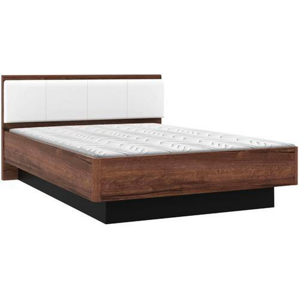 Carryhome POSTEL RAVEN, 140/200 cm černá, bílá, barvy dubu