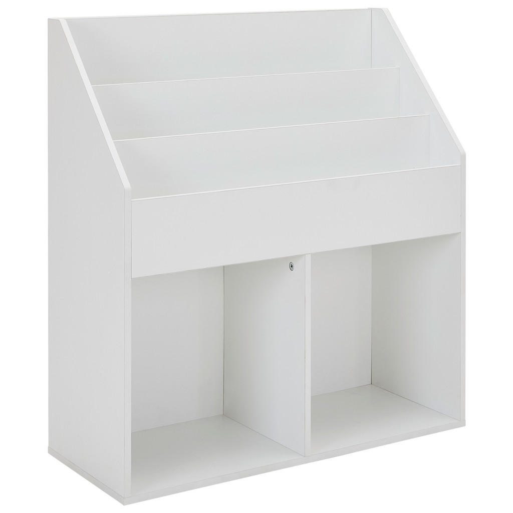 Carryhome REGÁL DO DĚTSKÉHO POKOJE, bílá, 72/79/30 cm