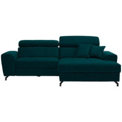 Carryhome ROHOVÁ SEDAČKA, textil, petrolej