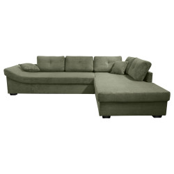 Carryhome ROHOVÁ SEDAČKA, textil, šalvějově zelená