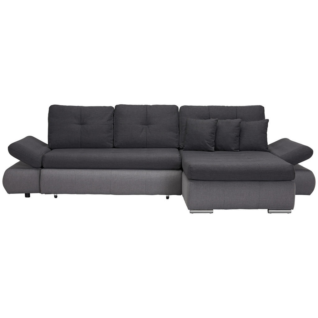 Carryhome ROHOVÁ SEDAČKA, textil, světle šedá, šedá