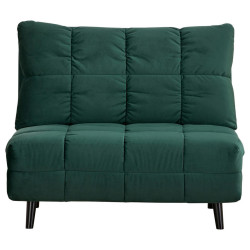 Carryhome ROZKLÁDACÍ KŘESLO NA SPANÍ, textil, zelená