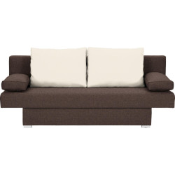 Carryhome ROZKLÁDACÍ POHOVKA, textil, hnědá, přírodní barvy