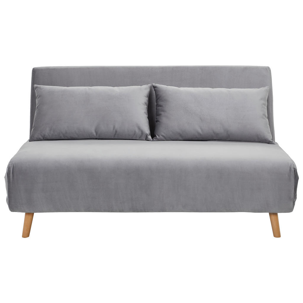 Carryhome ROZKLÁDACÍ POHOVKA, textil, světle šedá