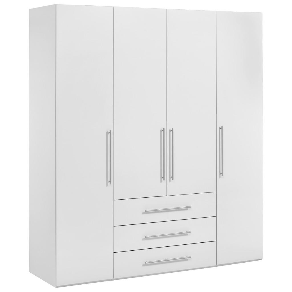 Carryhome ŠATNÍ SKŘÍŇ, bílá, vysoce lesklá bílá, 196/219/59 cm