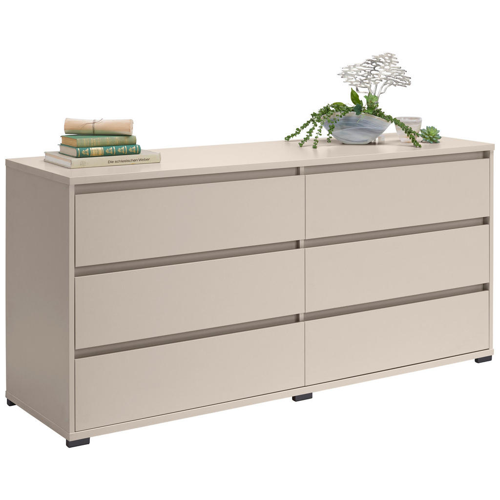 Carryhome ŠIROKÁ KOMODA, kašmírová, 160/79/48 cm