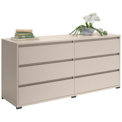 Carryhome ŠIROKÁ KOMODA, kašmírová, 160/79/48 cm