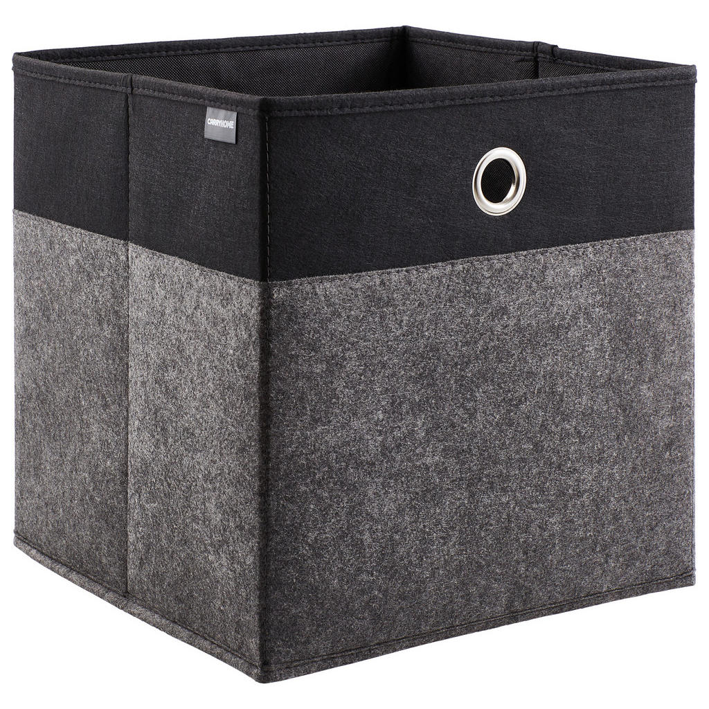 Carryhome SKLÁDACÍ KRABICE, kov, textil, karton, 32/32/32 cm