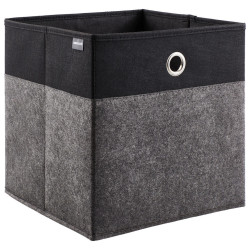 Carryhome SKLÁDACÍ KRABICE, kov, textil, karton, 32/32/32 cm