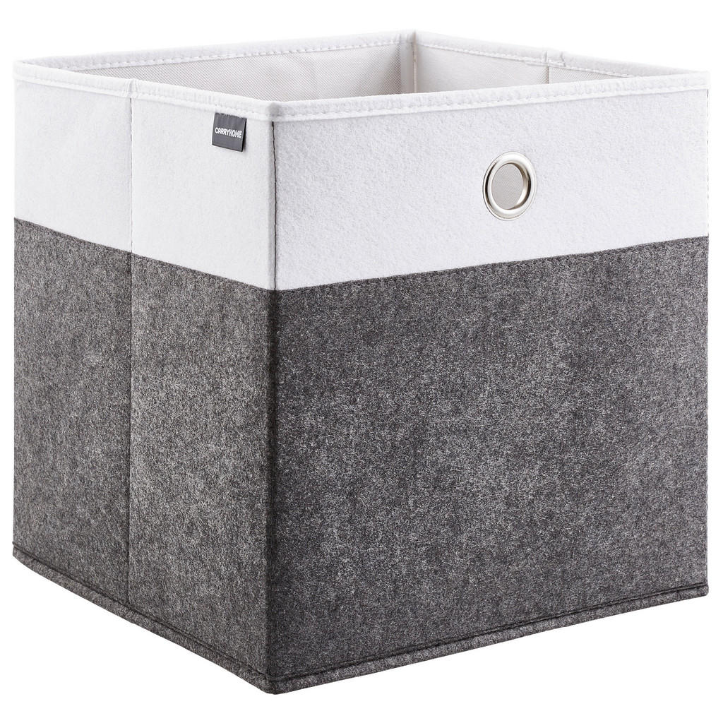 Carryhome SKLÁDACÍ KRABICE, kov, textil, karton, 32/32/32 cm