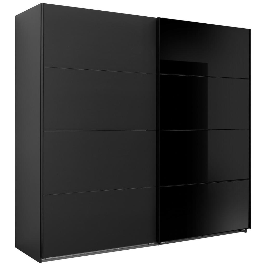 Carryhome SKŘÍŇ S POSUVNÝMI DVEŘMI, barvy grafitu, černá, 225/210/65 cm