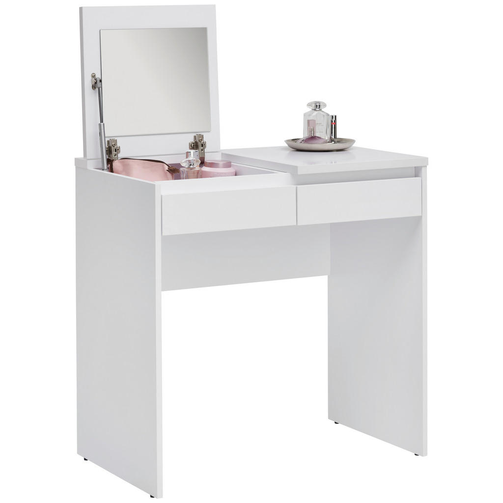 Carryhome TOALETNÍ STOLEK, bílá, 80/48/78,9 cm