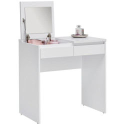 Carryhome TOALETNÍ STOLEK, bílá, 80/48/78,9 cm