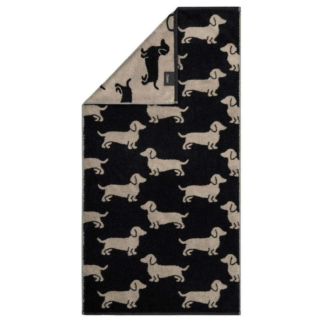 Cawoe OSUŠKA DO SPRCHY, 80/150 cm, černá, béžová