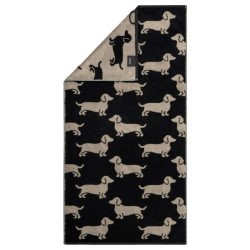 Cawoe OSUŠKA DO SPRCHY, 80/150 cm, černá, béžová