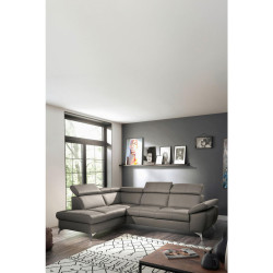 Celina Home SEDACÍ SOUPRAVA, kůže, jílová barva