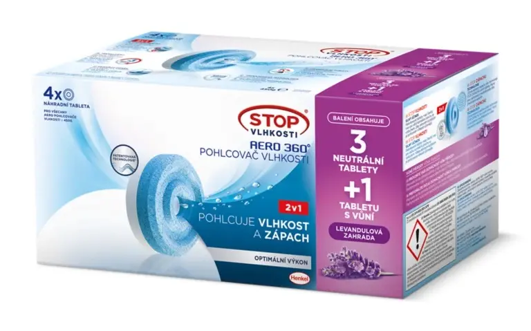 CERESIT STOP VLHKOSTÍ AERO NÁPLŇ LEVANDULE 3+1 092026