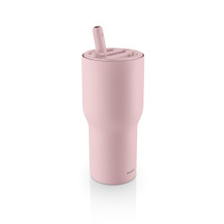 Cestovní termosklenice Sip'n'Go 0,6 l s brčkem, růžová Funky ballerina - Eva Solo