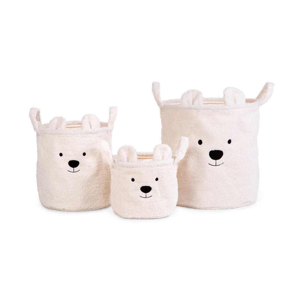 Childhome SADA ÚLOŽNÝCH BOXŮ, bílá