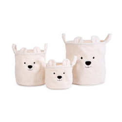 Childhome SADA ÚLOŽNÝCH BOXŮ, bílá