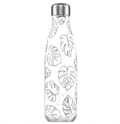 Chilly's Bottles Termoláhev Chilly's Original 500 ml, Line Art Leaves