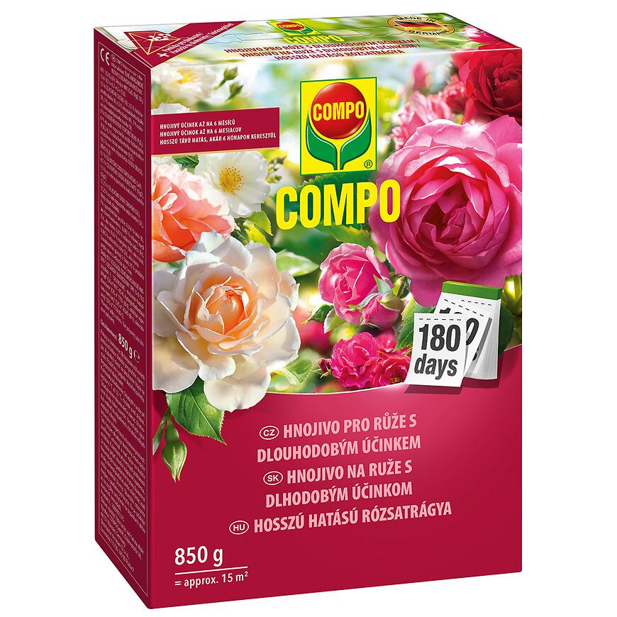 COMPO Hnojivo pro růže s dlouhodobým účinkem  850 g
