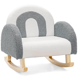 COSTWAY DĚTSKÁ SOFA 51 cm šedá
