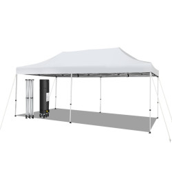 COSTWAY SKLÁDACÍ PAVILON 3x6 m bílý