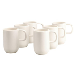 Creatable SADA HRNKŮ NA KÁVU kamenina keramika 6dílné