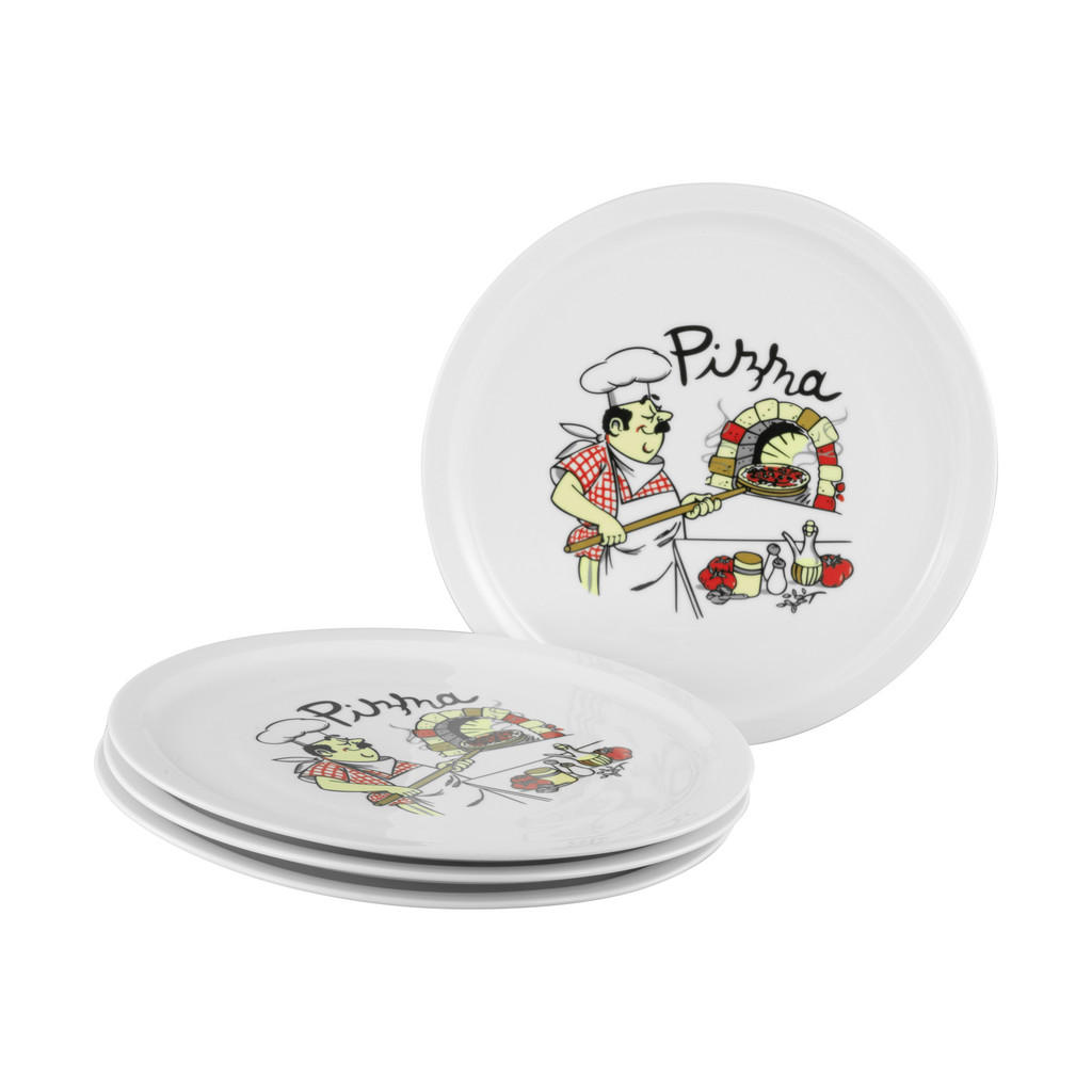 Creatable SADA TALÍŘŮ NA PIZZU, keramika, 30 cm